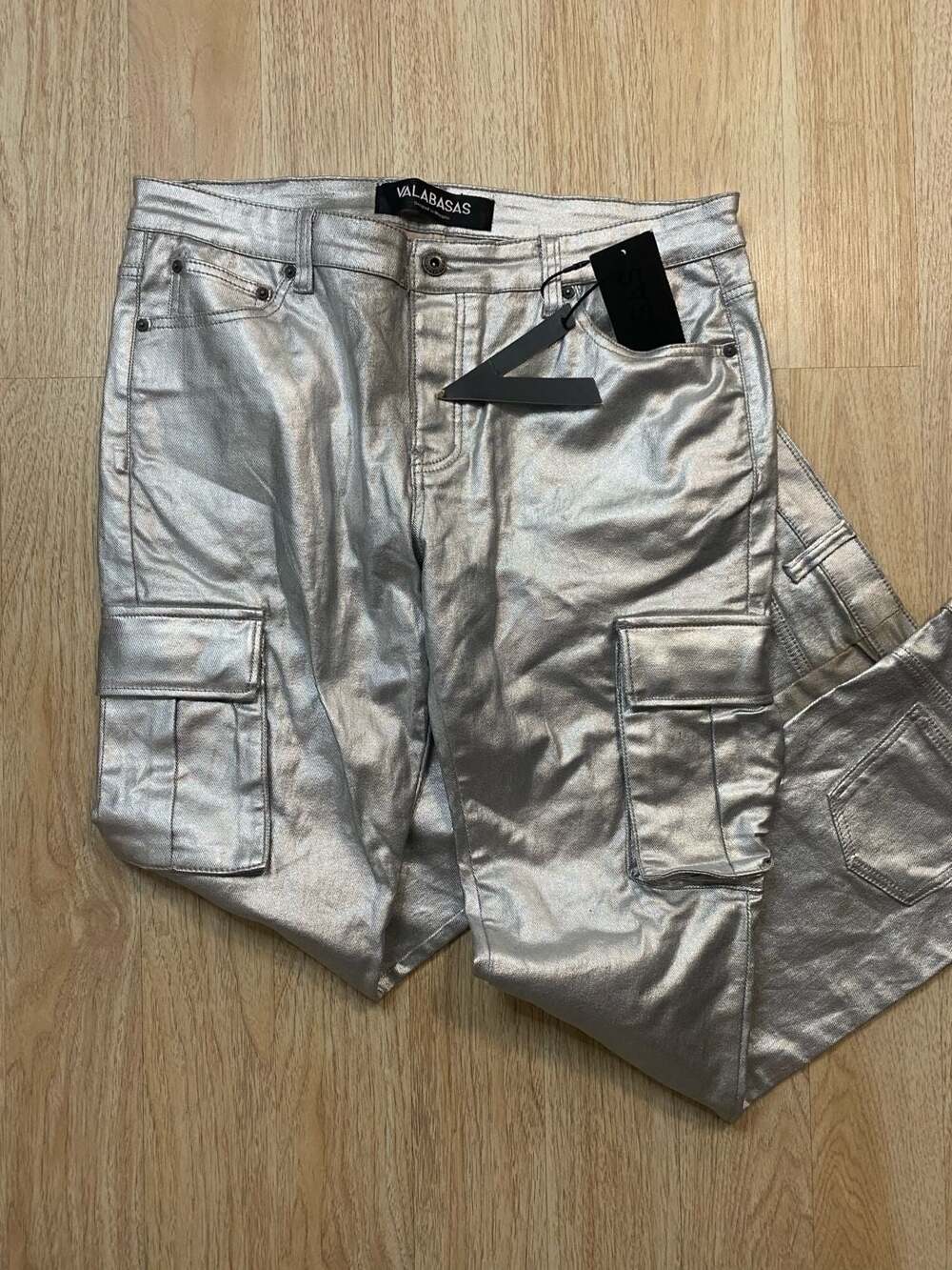 Valabasas Van Gogh Van Gogh Cargo Pants Silver Size 38